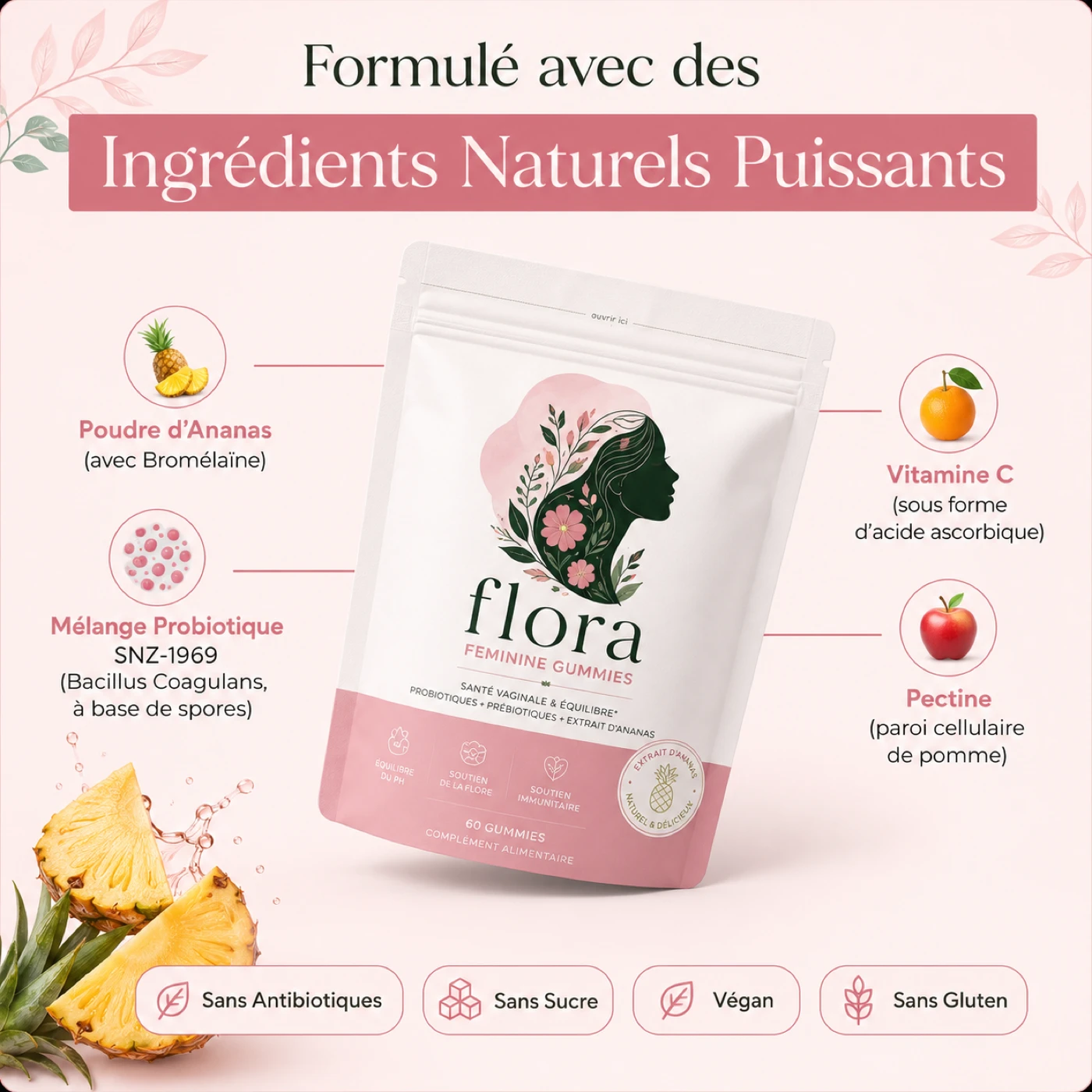 Ingrédients naturels puissants